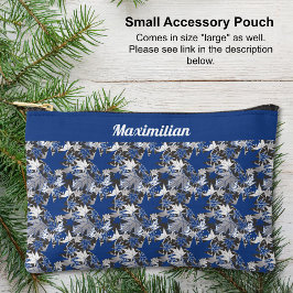 Hojas de arce azules - Bolsa accesoria pequeña