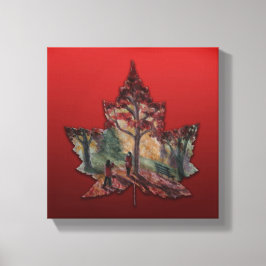 Hojas de Arce de Canadá - Impresiones de Arte en L