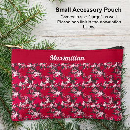 Hojas de arce en carbón vegetal - bolsa accesoria 