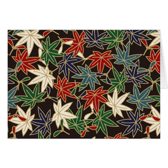 Hojas de arce japonesas (Anverso (Horizontal))