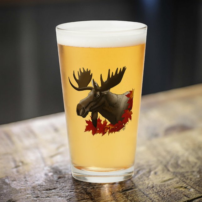 Hojas de arce rojas de Moose (Subido por el creador)