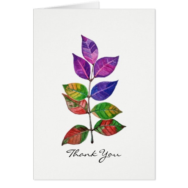 Hojas de arcoiris acuáticas (Frente)