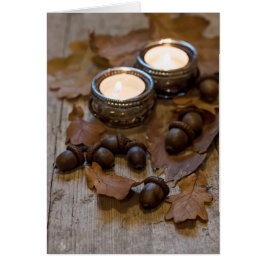 Hojas de bellota autógenas estacionales racionales