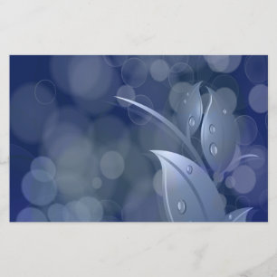 Hojas de Bokeh Azul