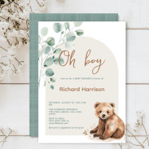 Hojas de bosque cortas con invitación a la ducha d