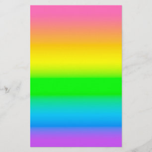 Hojas de carátulas del patrón arcoiris canalizadas