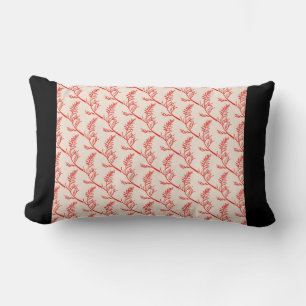 Hojas de cedro en una almohada lumbar