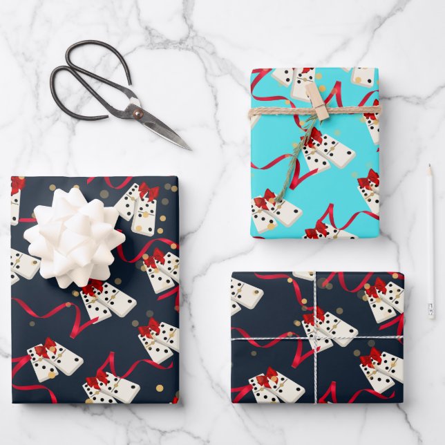 Hojas de envolvimiento de Domino - Variadas (Anverso)