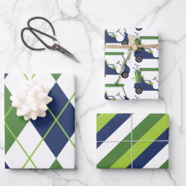 Hojas de envolvimiento de guijarros de argyle de g