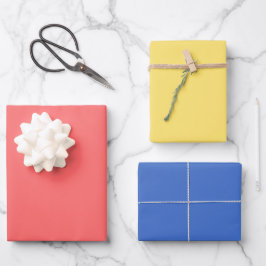 Hojas de envolvimiento de regalo para CSA elegante