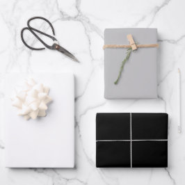 Hojas de envolvimiento elegantes para regalo WSB