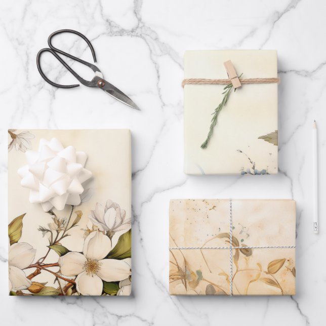 Hojas de envolvimiento inspiradas en la cosecha fl (Anverso)