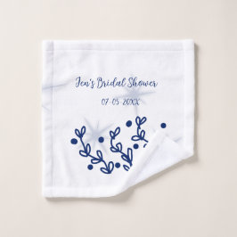 hojas de estrellas azules lujo real ducha de novia