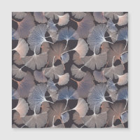 Hojas de Ginkgo: elegante patrón natural.