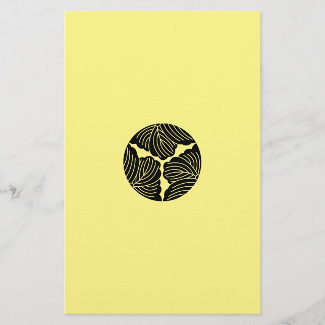 Hojas de hiedra trisecadas (Anverso)