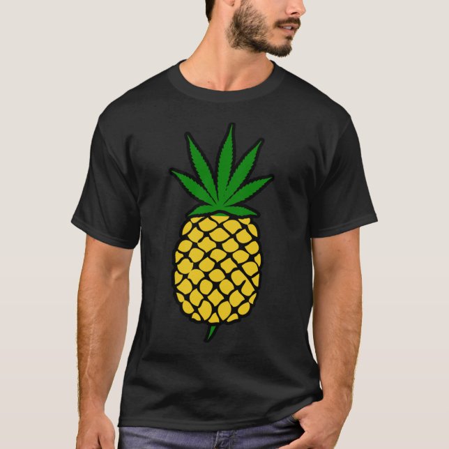 Hojas de maleza de piña (dobladas) Camisa clásica  (Anverso)