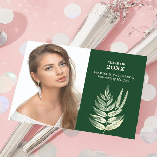 Hojas de oro de la fiesta de graduación de fotos b