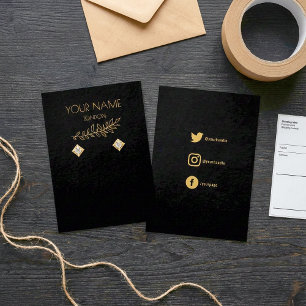 Hojas de oro, tarjeta de visualización de canaliza