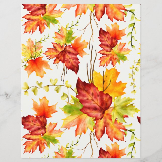 Hojas de Otoño  (Anverso)