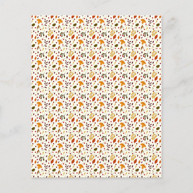 Hojas de otoño (Anverso)