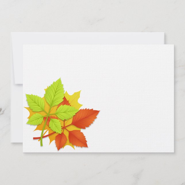 Hojas de otoño (Anverso)