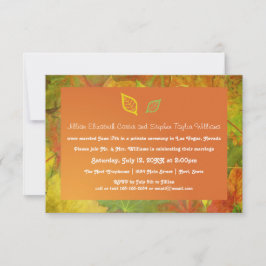 Hojas de Otoño - Anuncio de Boda 3x5