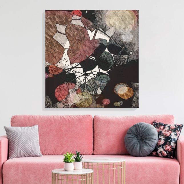 Hojas de Otoño Arte Moderno (Insitu (Sala de estar))