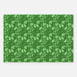 HOJAS DE OTOÑO AZUL ROJO VERDE OTOÑO