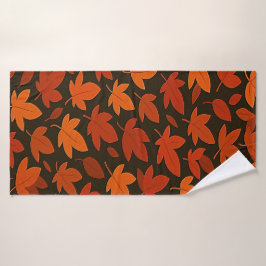 Hojas de otoño boho naranja