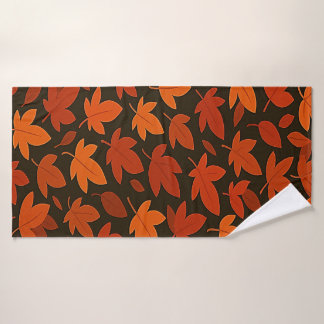 Hojas de otoño boho naranja