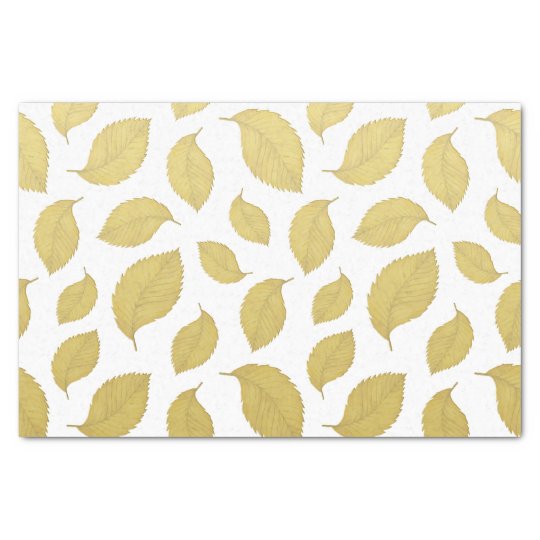 HOJAS de OTOÑO del ORO - papel seda