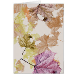 "hojas de otoño" ...enamorándome de ti TARJETA DE 