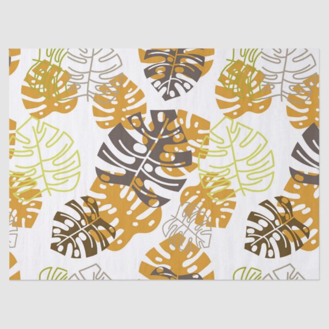 hojas de otoño papel tisular (Anverso)