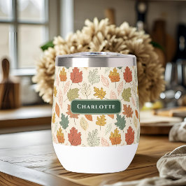 Hojas de otoño personalizadas personalizadas - Nom