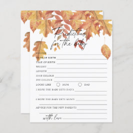 Hojas de otoño - Predicciones y consejos para el b