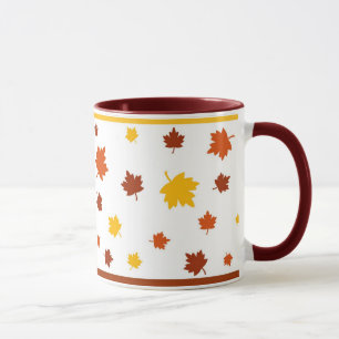 Hojas de otoño - taza