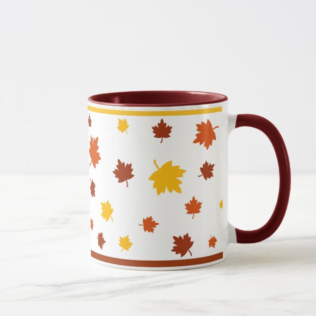 Hojas de otoño - taza (Derecha)