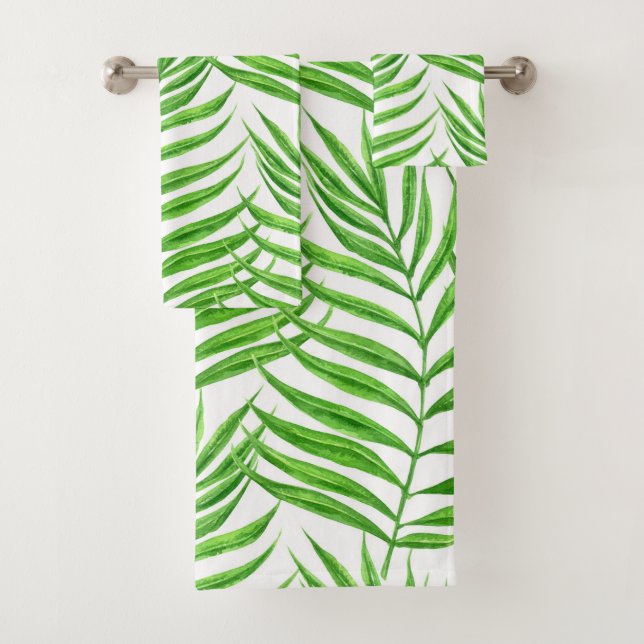 Hojas de palma acuarela (In situ)