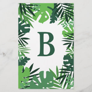 Hojas de palma amigables para el ambiente, monogra