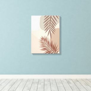 Hojas de Palma, Arte Geométrico Abstracto Boho