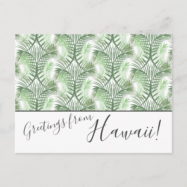 Hojas de palma que mudamos tarjetas de correos de  (Anverso)