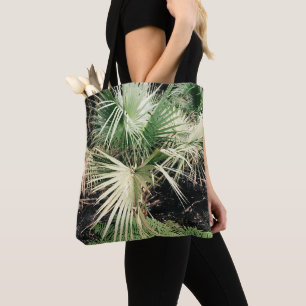 Hojas de palma Tote Bolsa de árbol tropical