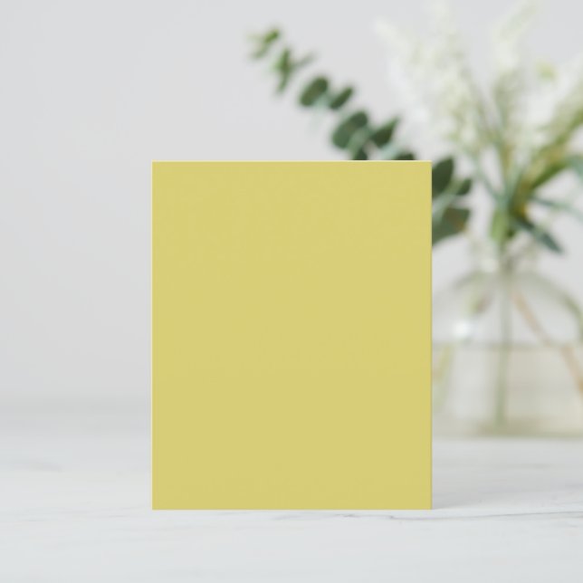 Hojas de papel amarillo cálido suave (Anverso de pie)