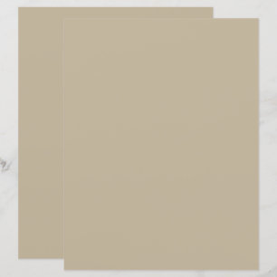 Hojas de Papel Beige Elegante Papelería Creati