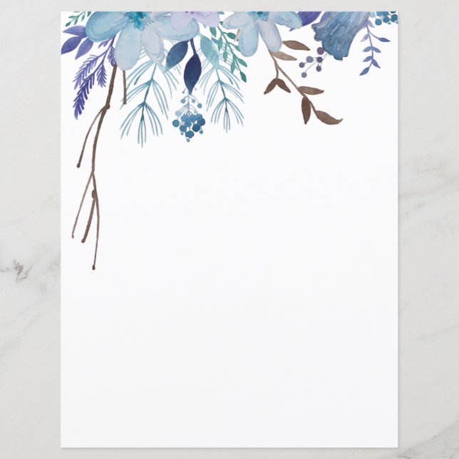 Hojas de papel - Blues de verano (Anverso)