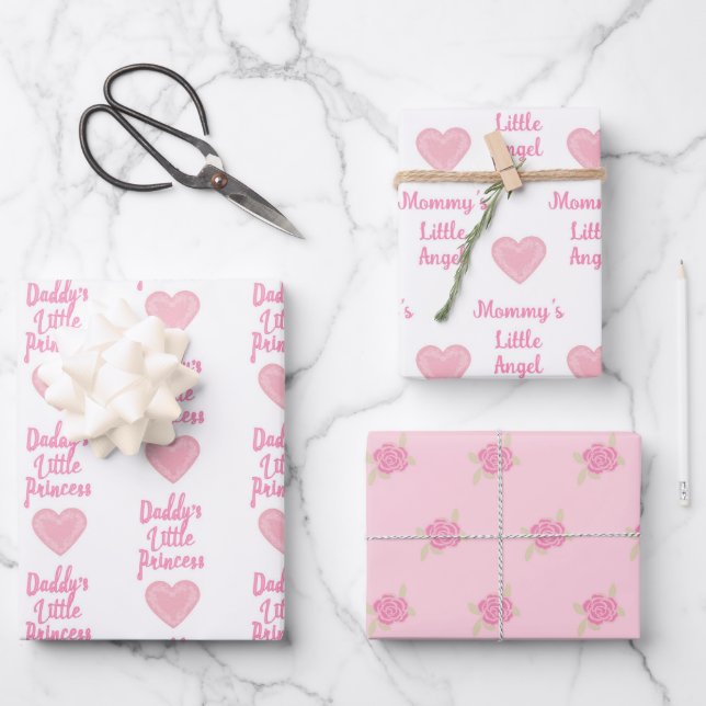 Hojas de papel de ajuste de Baby Shower (Anverso)