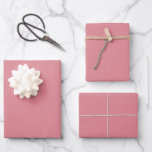 Hojas de papel de ajuste de color sólido rosa Rubo<br><div class="desc">Hojas de papel de envolvimiento de color sólido rosa rosado Rubor con un color sólido y liso rosado. El color está diseñado para coordinarse con los productos de la Elegante Suite Rubor Pink Wedding Invitation, como las palmas de los labios de la boda y el favor de la boda Gracias....</div>