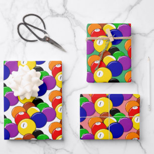 Hojas de papel de ajuste de diseño de billares