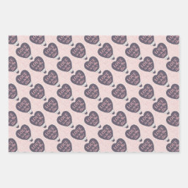 Hojas de papel de ajuste de el día de San Valentín