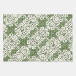 Hojas de papel de ajuste de encaje